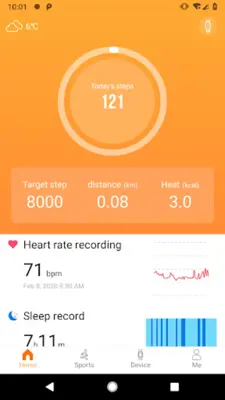 Smart Wristband 3 android App screenshot 4